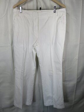 Lands End Women’s Cotton Trousers Size 14  34 x 28 inches